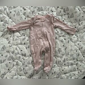 GAP Soft Pink Baby Footie One Piece